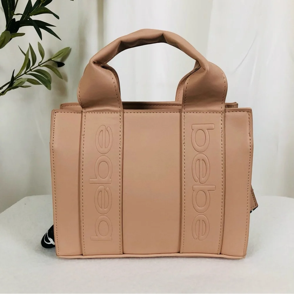 NWT Bebe Hana Mini Satchel Crossbody Bag Pink (B1)
